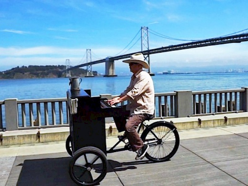 DIY Klavierfahrrad aus San Francisco