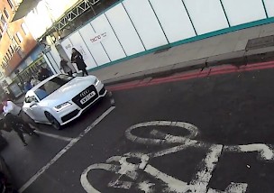 Audipilot vs Radfahrer